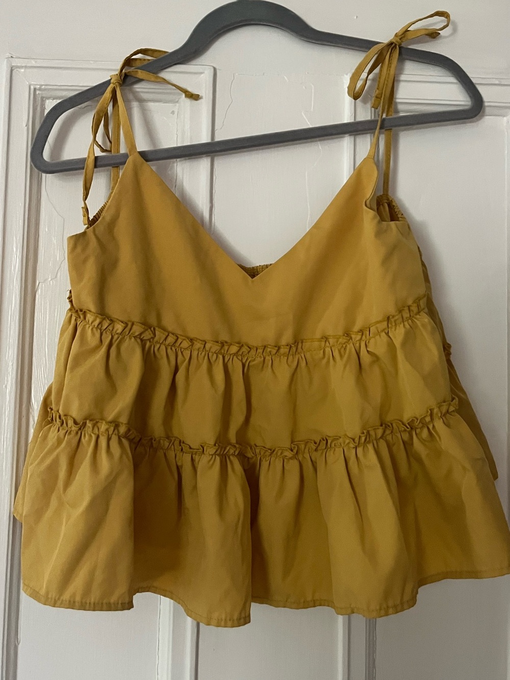 Yellow Tied Summer Top